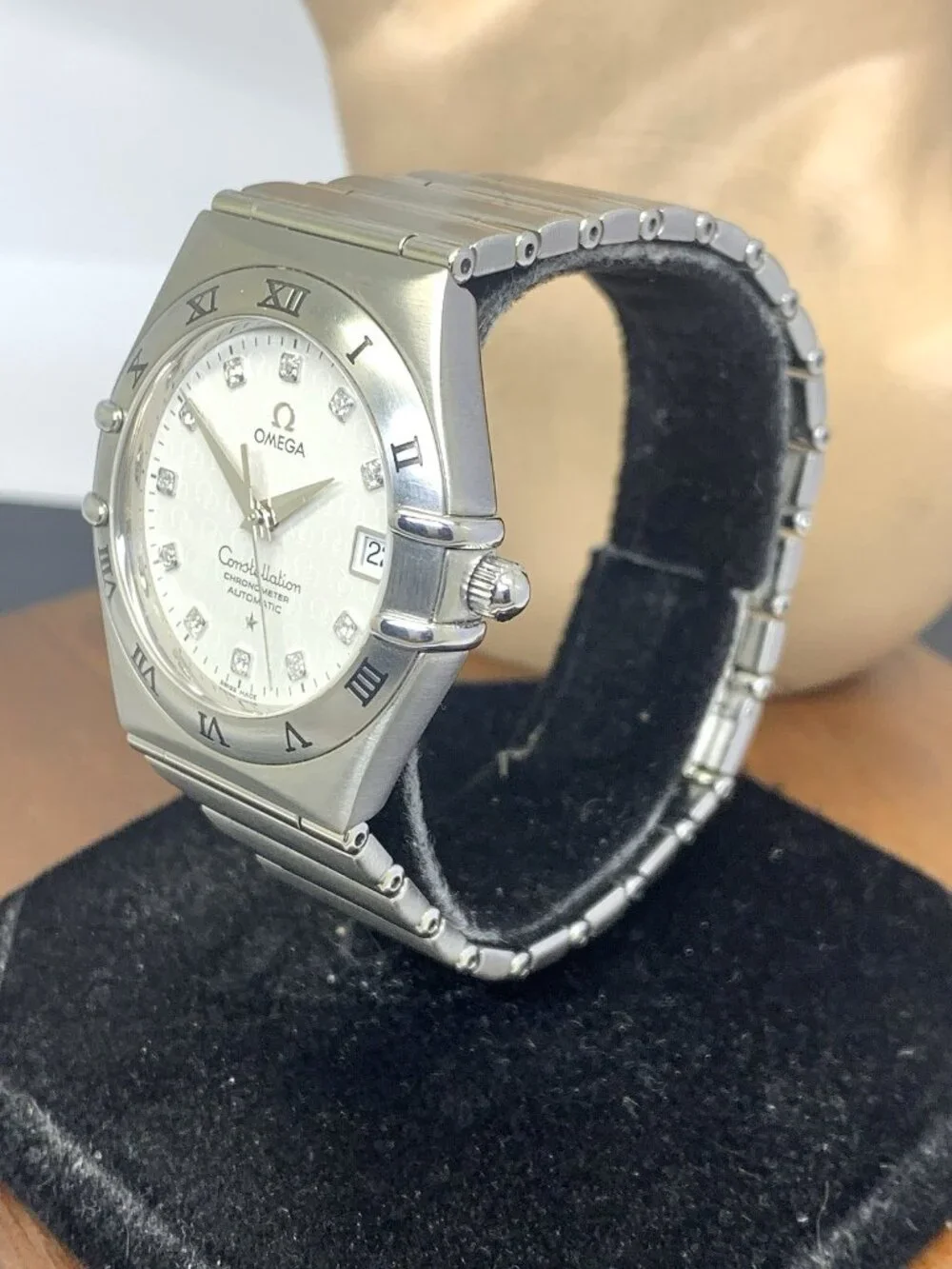 Omega Constellation Watch 50 Years Anniversary Diamond Swiss Automatic 35.5mm